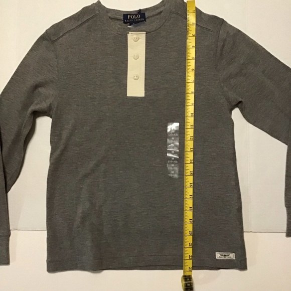 Polo Ralph Lauren boys henley shirt long sleeve - Picture 3 of 10